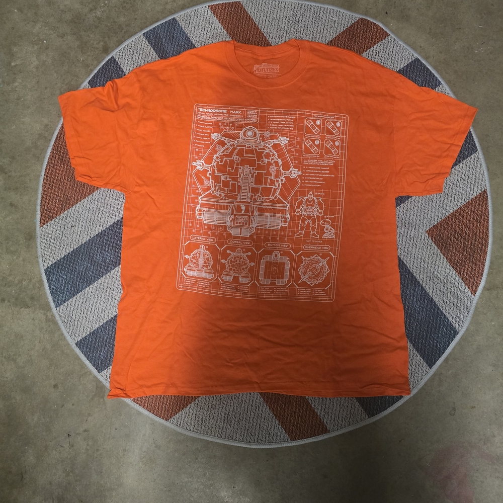 Orange Graphic T-Shirt